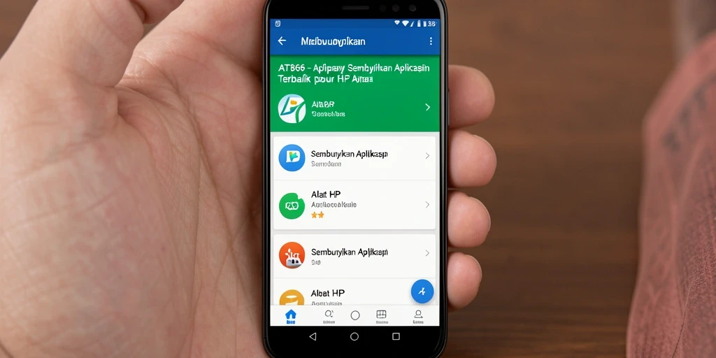 Tampilan antarmuka AT866 yang sederhana dan fungsional.