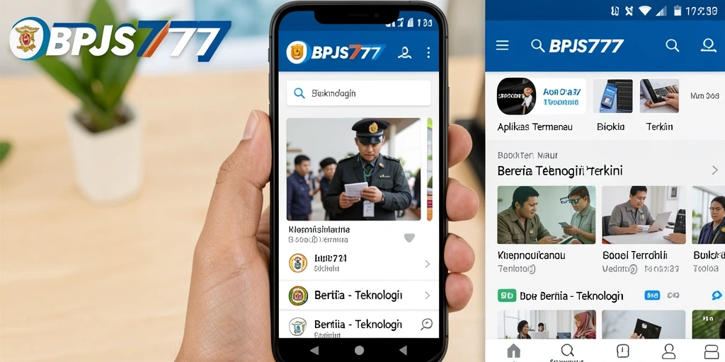 Antarmuka aplikasi BPJS777 yang menarik dan informatif.