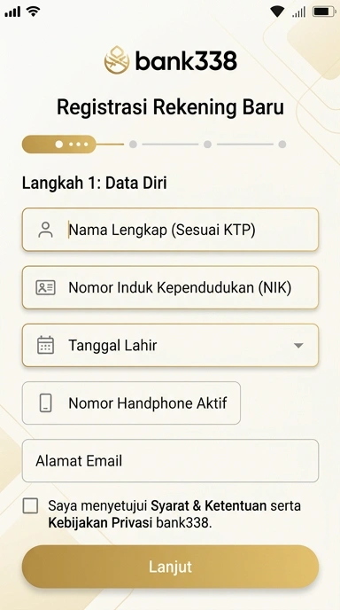 Cara Registrasi Akun Baru bank338 dengan Mudah