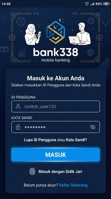Masuk Akun bank338 untuk Pengguna Android